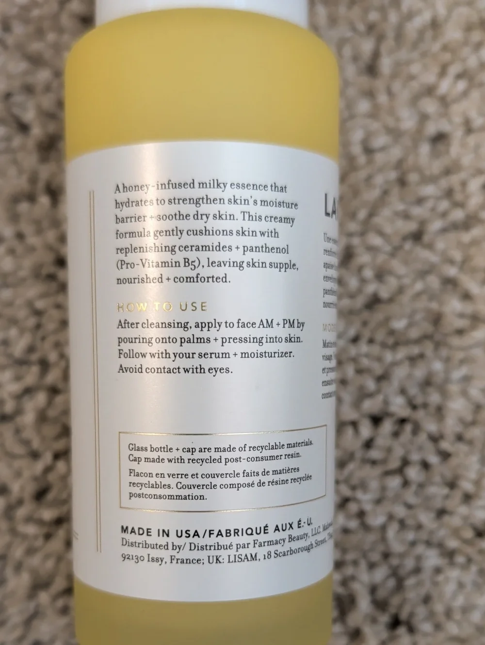 Farmacy honey milk
